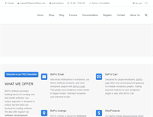 Tablet Screenshot of beprosoftware.com